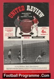 Manchester United v Aston Villa 1962 – Man United 62