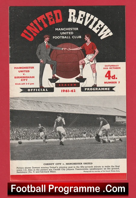 Manchester United v Birmingham City 1961 - Man Utd 61 - Image 2