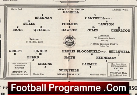 Manchester United v Birmingham City 1961 - Man Utd 61 - Image 3