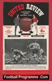 Manchester United v WBA 1962 – Man Utd 62