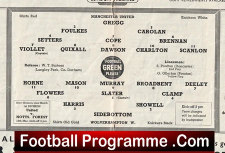 Manchester United v Wolves 1960 - Man United - Image 3
