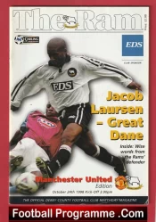 Derby County v Manchester United 1998 – Man Utd Treble Season