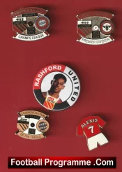 Manchester United Football Badge Collection Man Utd Badges X 5