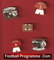 Manchester United Football Badge Collection Man Utd Badges X 5