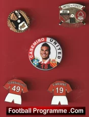 Manchester United Football Badge Collection Man Utd Badges X 5