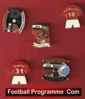 Manchester United Football Badge Collection Man Utd Badges X 5