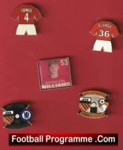 Manchester United Football Badge Collection Man Utd Badges X 5