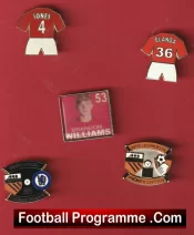 Manchester United Football Badge Collection Man Utd Badges X 5