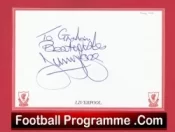 Liverpool Jimmy Case Signed Autograph Card