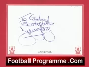 Liverpool Jimmy Case Signed Autograph Card