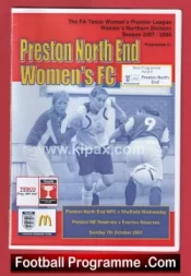 Preston North End Ladies v Sheffield Wednesday + Everton 2007 – Womens Football