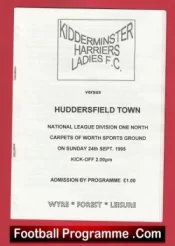 Kidderminster Harriers Ladies v Huddersfield Town 1995 – Womens Football