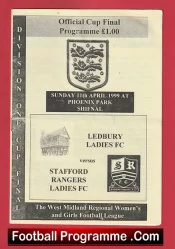 Ledbury Ladies v Stafford Rangers 1999 – Womens Football