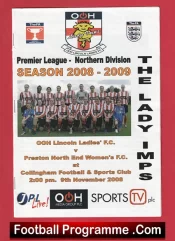 Ooh Lincoln Ladies v Preston North End 2008 – Womens Football