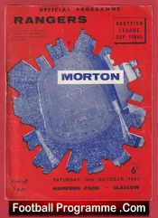 Glasgow Rangers v Greenock Morton 1963 – Scottish Cup Final