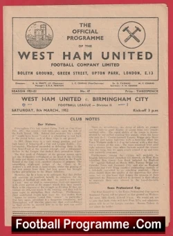  Birmingham City v Manchester City 1956 - FA Cup Final + Ticket Football Programme .COM Football Programmes Memorabilia