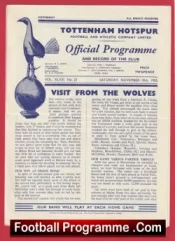 Tottenham Hotspur v Wolves 1955 – 1950s