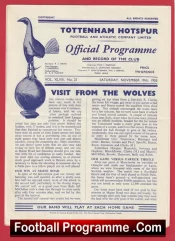 Tottenham Hotspur v Wolves 1955 – 1950s