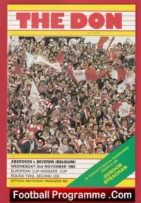 Aberdeen v Bevern 1983 – European CWC Alex Ferguson Manager