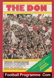 Aberdeen v Bevern 1983 – European CWC Alex Ferguson Manager