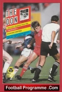 Aberdeen v Dundee United 1986 – Alex Ferguson Manager
