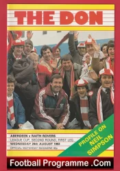 Aberdeen v Raith Rovers 1983 – Alex Ferguson Manager