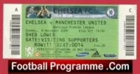 Chelsea v Manchester United 2009 – Football Ticket