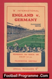 England v Germany 1955 – B International + Duncan Edwards