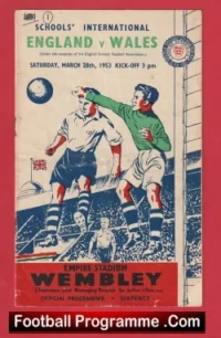 England v Wales 1953 – Young Boy Sir Bobby Charlton