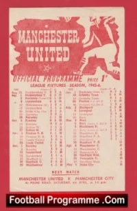 Manchester United v Bradford Park Avenue 1946 – Man Utd 1940s