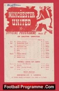 Manchester United v Stoke City 1945 – 1940s Man Utd