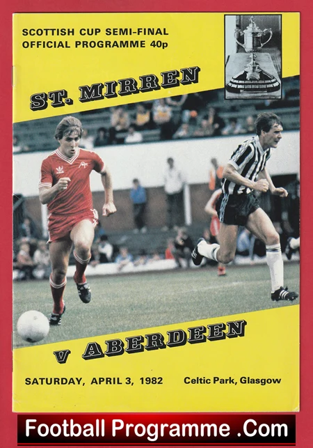 St Mirren v Aberdeen 1982 - Alex Ferguson Manager - Image 2