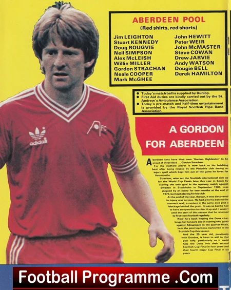 St Mirren v Aberdeen 1982 - Alex Ferguson Manager - Image 3