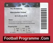 VFL Wolfsburg v Manchester United 2009 – Football Ticket Germany