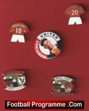 Manchester United Football Badge Collection Man Utd Badges X 5