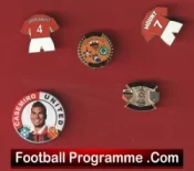 Manchester United Football Badge Collection Man Utd Badges X 5