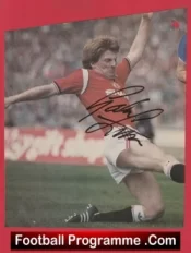 Manchester United Gordon Strachan Autograph Signed Picture Man Utd