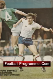 Manchester United Steve Coppell Autograph Signed Picture Man Utd