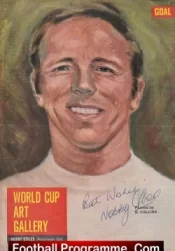Manchester United Nobby Stiles Autograph Signed Picture Man Utd World Cup 1966