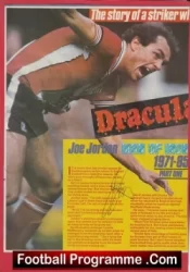 Manchester United Joe Jordan Autographed Signed Picture Man Utd