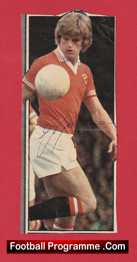 Manchester United Gordon McQueen Autographed Signed Picture Man Utd - Image 2