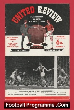  West Ham United v Rotherham United 1952 - 1950s Football Programme .COM Football Programmes Memorabilia