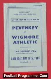 Pevensey v Wigmore Athletic 1963 – Sussex Minor Cup Final Lewes