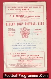 Harlow Town v Hornchurch 1968 – Essex Senior Cup