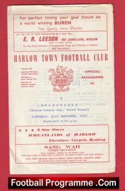  Ramsgate Youth v TV All Stars 1959 - Anthony Newley + Tommy Steele Football Programme .COM Football Programmes Memorabilia
