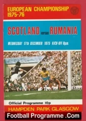 Scotland v Romania 1975 – Rumania