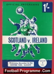 Scotland v Ireland 1966 – Hampden Park