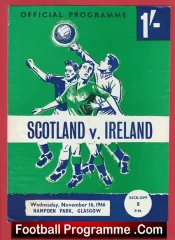 Scotland v Ireland 1966 – Hampden Park