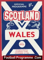 Scotland v Wales 1965 – Hampden Park
