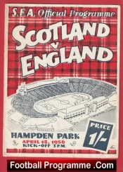 Scotland v England 1956 – Plus Duncan Edwards